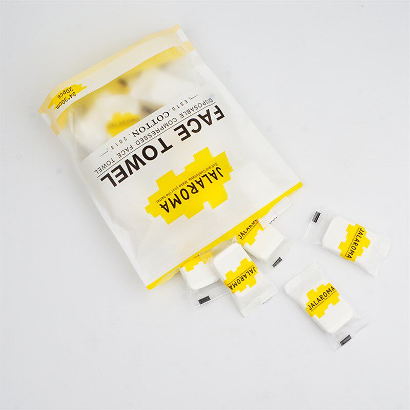嘉乐玛一次性棉质压缩毛巾 20片/包 洗脸巾 擦脸