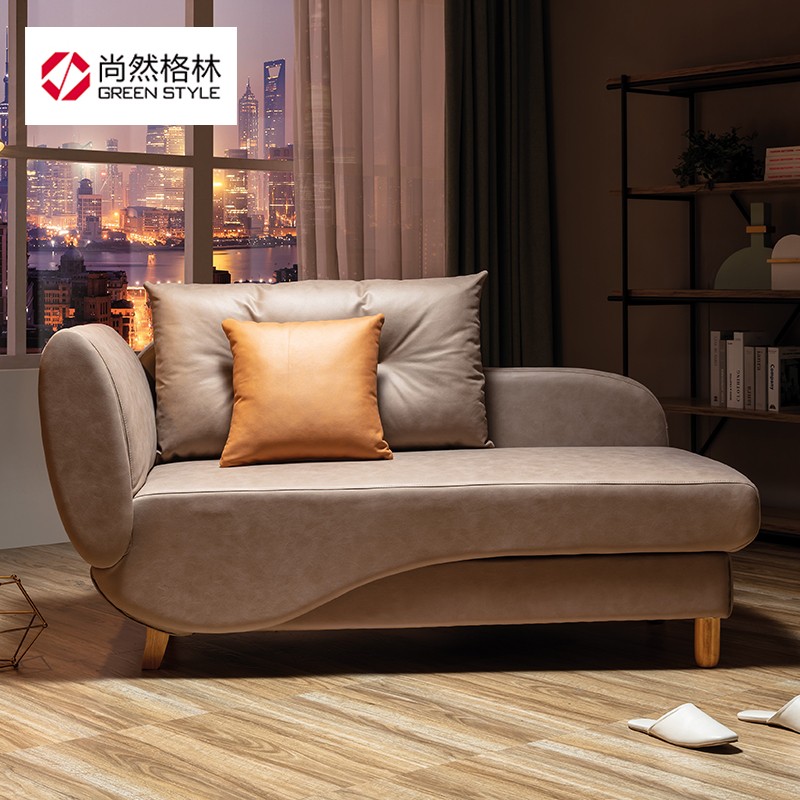 沙发床贵妃榻小户型多功能卧室书房科技布坐卧两用可变床贵妃躺椅