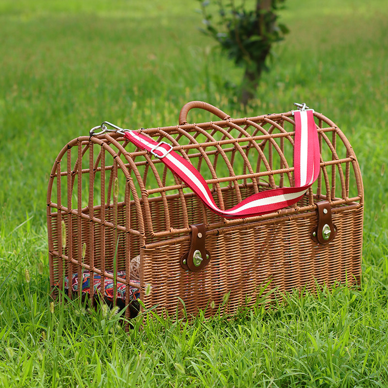 超大号猫笼便携外出藤编四面镂空猫包四季通用猫窝背带带轮子移动,宠物/宠物食品及用品,猫窝/屋/帐篷/沙发,淘宝优惠券,粉丝福利购,淘宝优惠卷