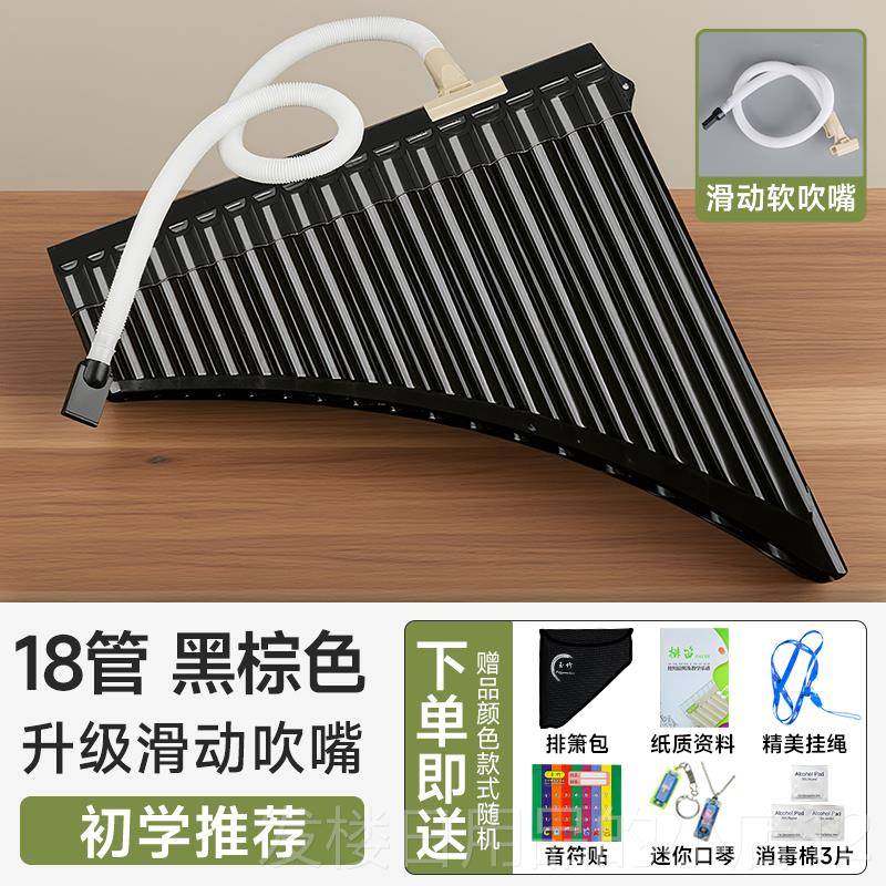 正品滑动吹嘴8排箫乐器初学者16/1管调专演奏级小学生儿童C树脂排