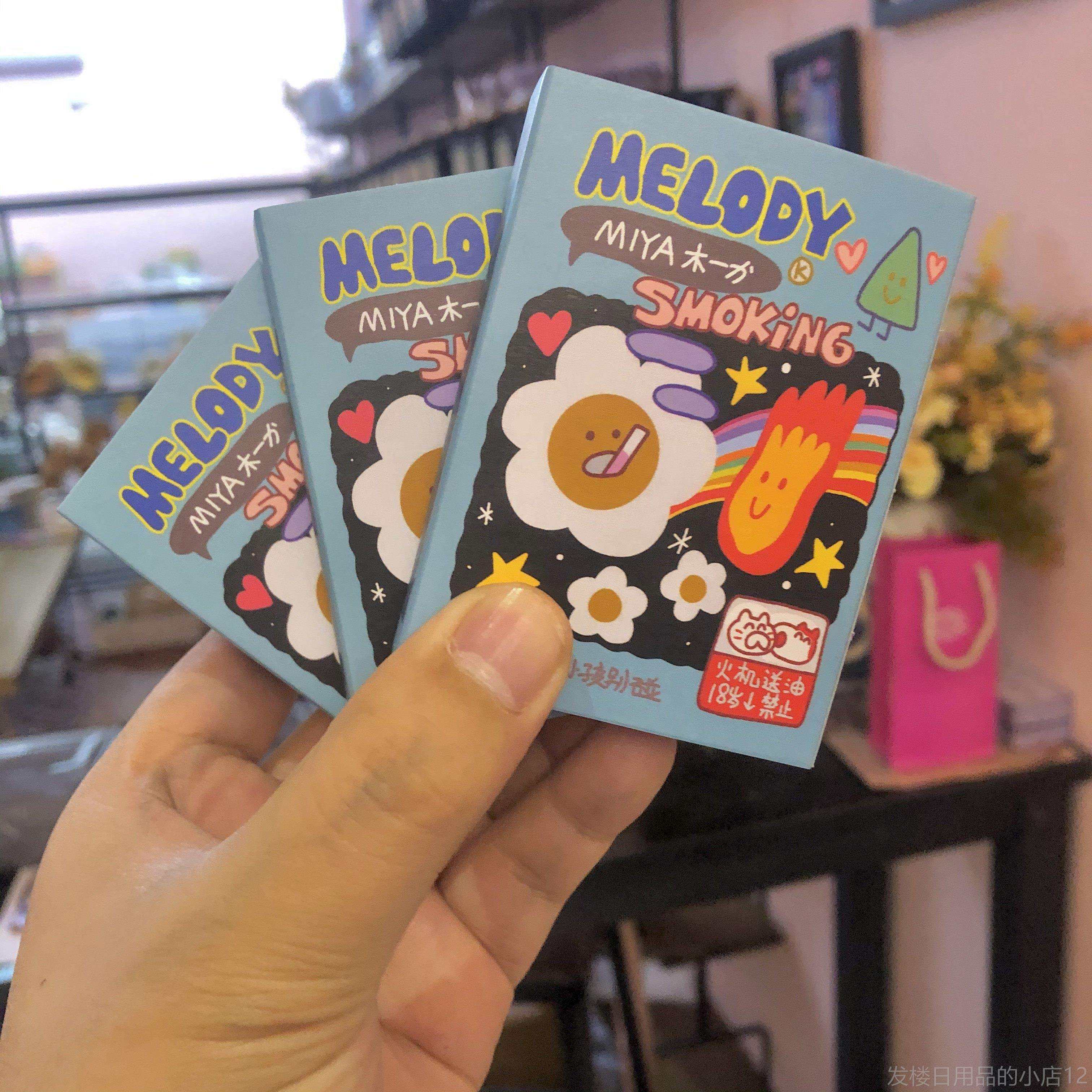 正品Melo原dy弥火桠 创设计原创皮猫卡通防紫风煤油打机