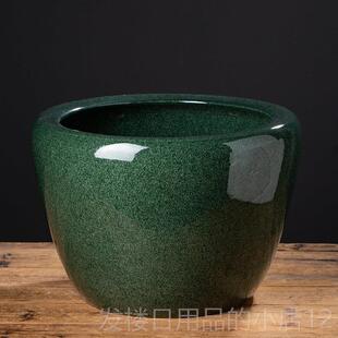 正品德镇陶瓷大缸庭院荷睡莲龟缸景特大号种树花盆客厅阳台金鱼花