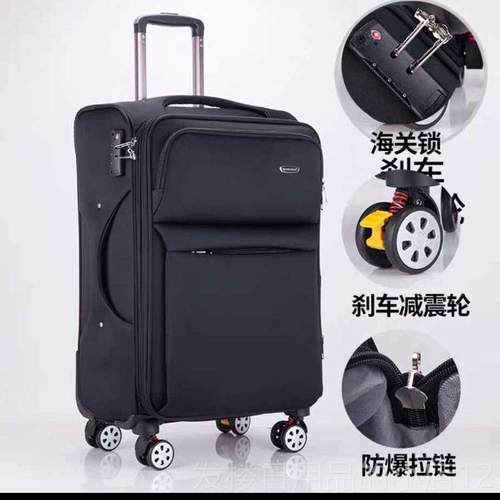 正品超大容量60寸牛布津行李帆箱男布旅行箱50寸840寸拉杆箱密码