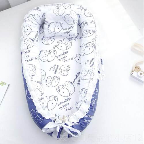 正品婴可床可移动可婴洗儿床与儿被子新生儿彷生床完全移动设计