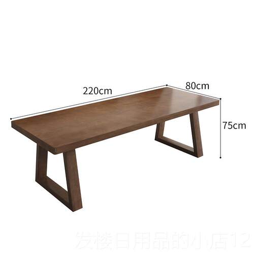 正品美式实台电桌脑桌家用办公桌简约式木现代工作台长条卧室写字
