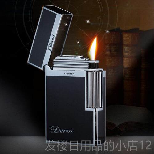 正品送气+火石 经典声气体打火机充砂朗轮性气金属火机 个刻字 礼