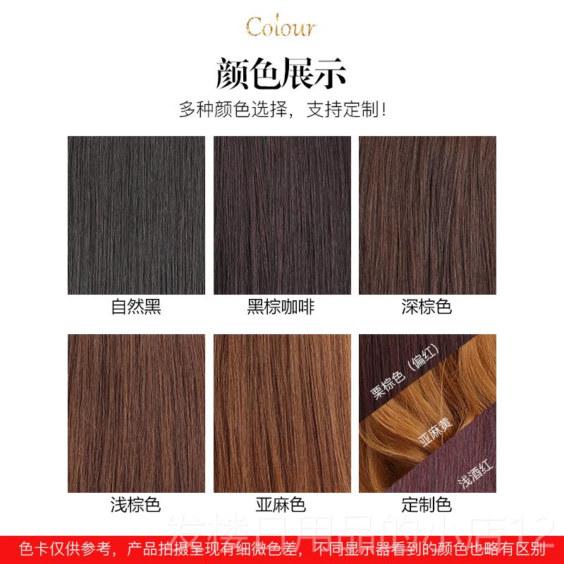 正品全真发假发马绑带假发短中长款尾4女5高马尾辫子卷发自然假马