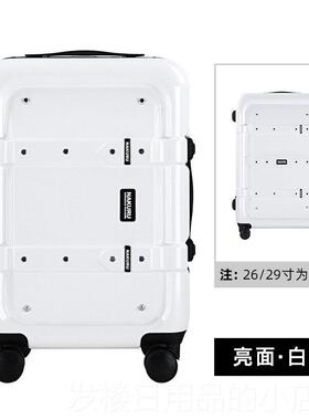 正品N箱AKUR登U旅行箱20寸机箱4复古拉杆箱男226铝框行李女高颜值