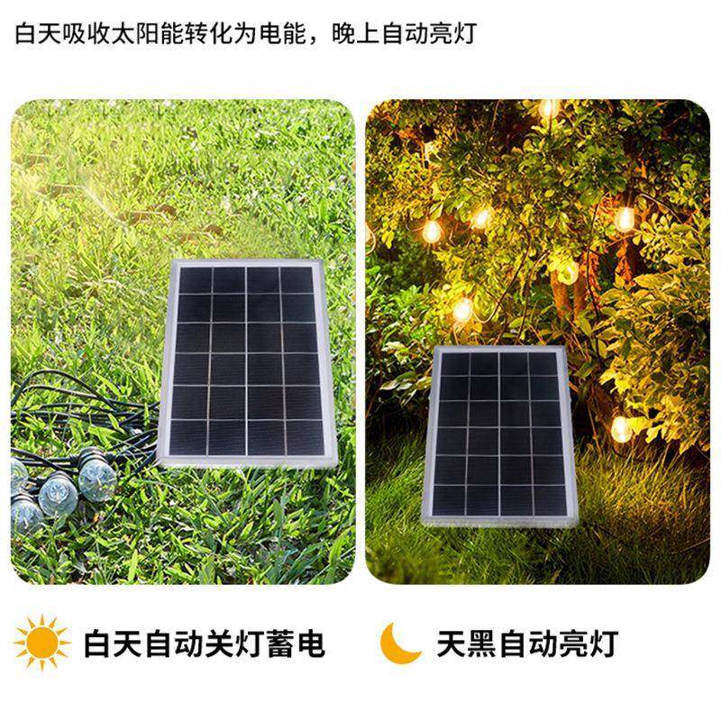 XPM太串能灯串户外防水灯串阳露营灯庭院别日墅节装饰照明E27灯头