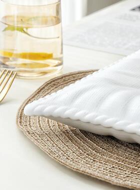 花边头沙枕拉盘瓷冷菜陶盘家用简菜约凉摆盘创意西餐EMH盘商用点