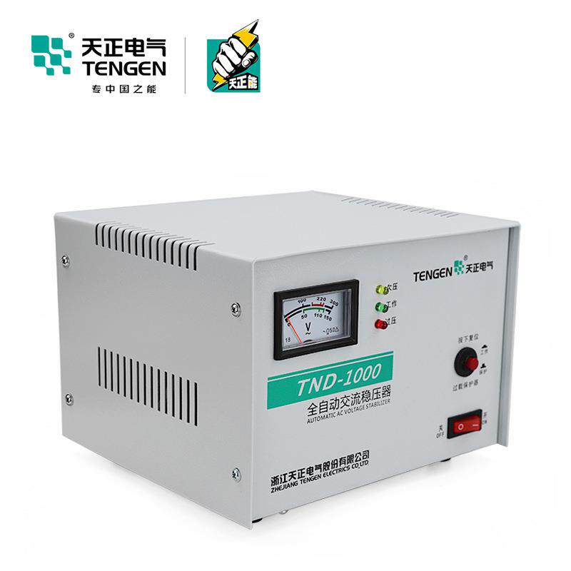 天正电气TN1D-1自KVA单相全稳压器WZL000W瓦家用电动脑电视冰箱22