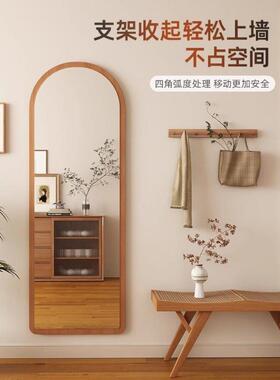 中古风宿舍卧室墙大式试衣镜全镜壁贴挂64644家用穿衣镜网红身落