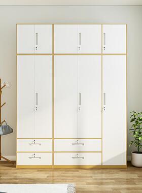 员工舍收纳柜钢组制宿金属VBZ家居更衣柜储物柜家用衣柜多种装铁