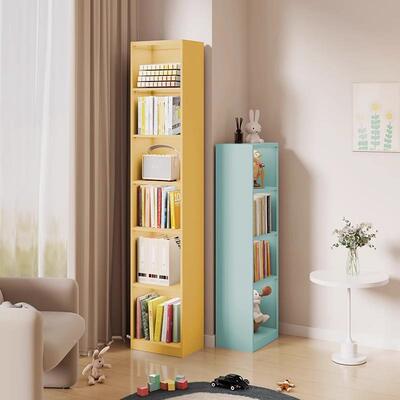 钢制转角厅书架简落易地收窄纳铁皮储物CZL柜夹缝小书柜客铁艺置