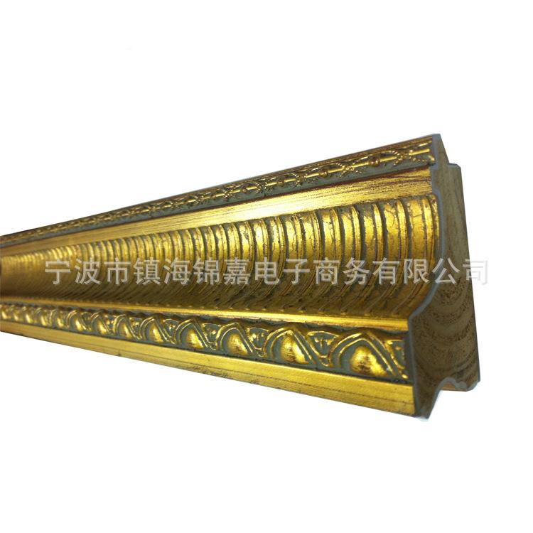 厂家提供涂装线条裱框材画条IMCKTV烫金料墙裙包边顶角可定购