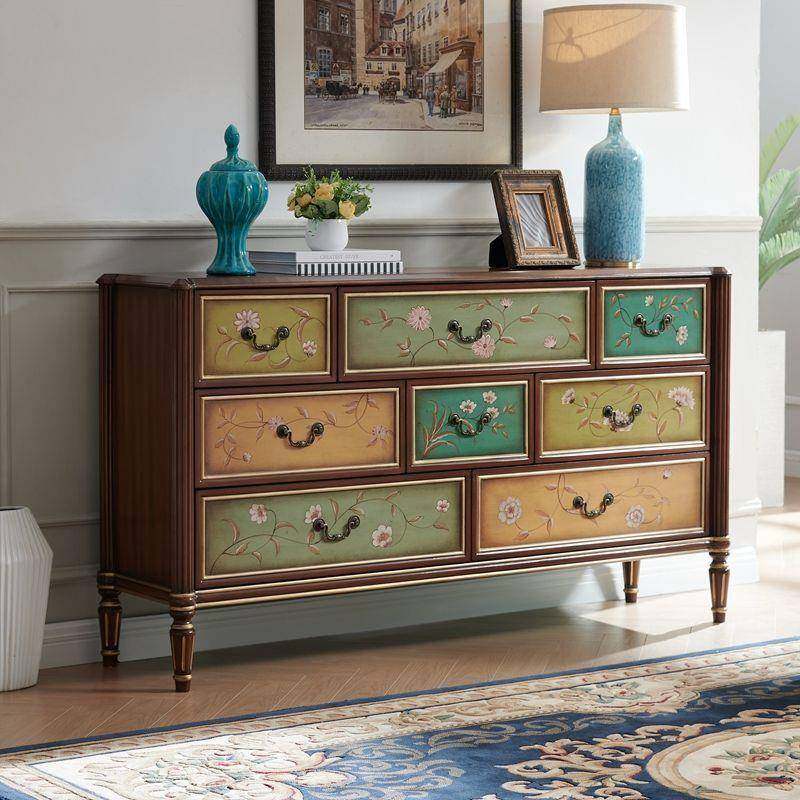 美式高八斗柜档古彩绘储柜房复间收纳整物理柜HZH免安装大容量,鲜花速递/花卉仿真/绿植园艺,其它园艺用品,淘宝优惠券,粉丝福利购,淘宝优惠卷