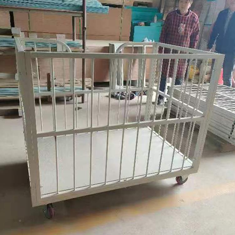 U型推车衣厂车制间U口周转车服装转厂推车QYX物料周车手框式手推
