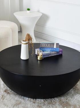 宅寂风轻奢厅水泥茶JHY几家用现代创客意形简小户型白色设圆计个