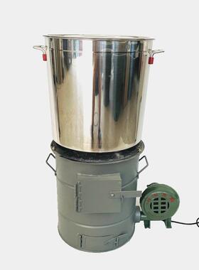 老BX62式煤炭火灶木炭焦炭猛炉卤肉做饭鼓风ZBL机火炉子炉商用加