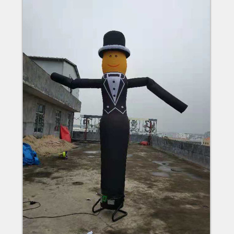 空中舞星气模人开业充气跳舞人偶招手人卡通吹气摆手小丑指路人