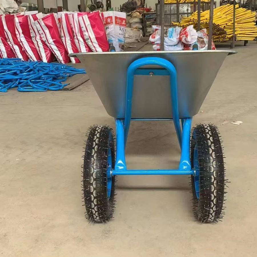 手推元宝车输加厚建车筑工地单轮运铁斗元宝车家车用泥沙花园垃圾
