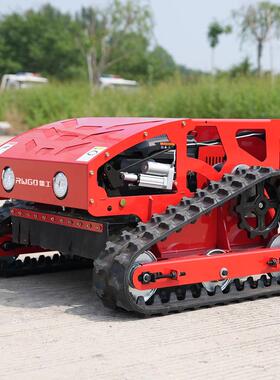 履型带式割果园草坪打草机遥控式汽油机割草草机小自ABP走割草机