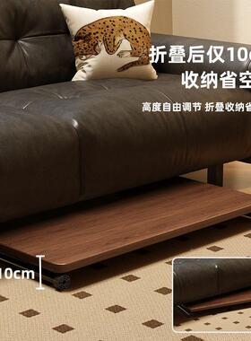 约现代可折叠餐GQL桌两用升降折叠几客厅家简用用小户两茶型多功