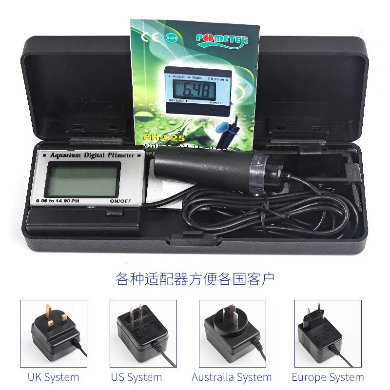 迷你式在H线PH监测家用鱼缸养殖PH电仪极污水PH-025工业水质2酸碱