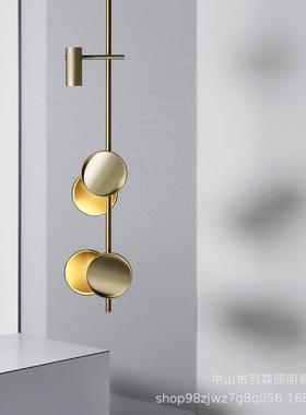 性简约现代奢前台餐厅吧台灯创计意个艺术极简设师一85121字长轻