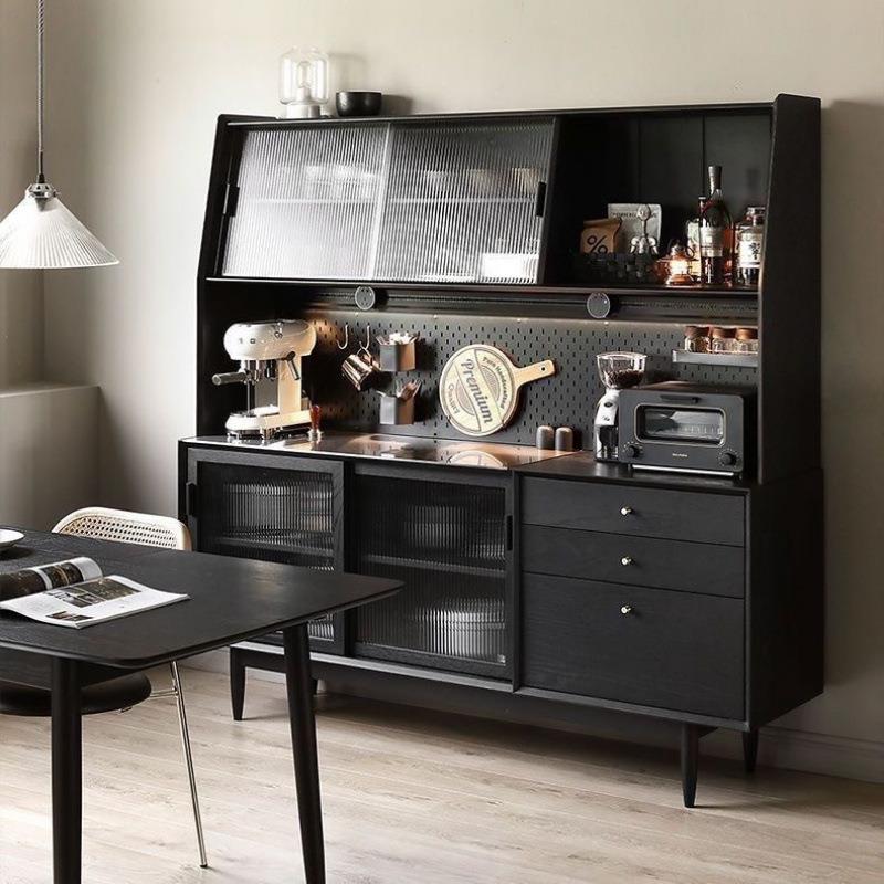 进口橡收OFH胶木边餐简约一体靠墙洞洞板柜柜厨柜储物柜日式茶水