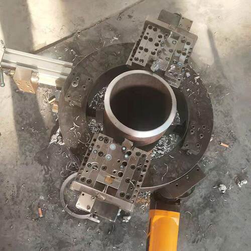 电动外卡式坡口机ISY-28铣边倒角机便携式气动内涨式坡口机厂家