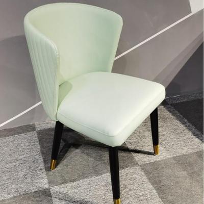 意式式极简现代艺简约高家用端餐椅皮质餐椅NLL意极简风餐椅布餐