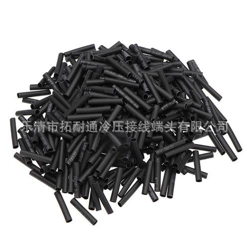 黑境厂GBF家800pcs焊锡环热跨缩接线端子盒装热缩中接管色管组套