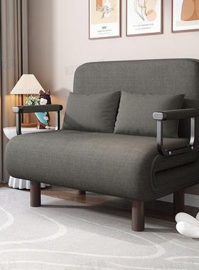 折叠午沙发床两用厅多功能懒人发休床可伸沙缩小户型单人91152沙