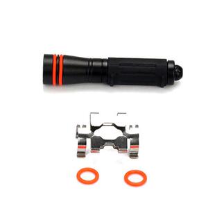 A奥瞳潜D1A手电D1A深潜浮潜用LED强光水灯小型迷你AA电潜水手电筒