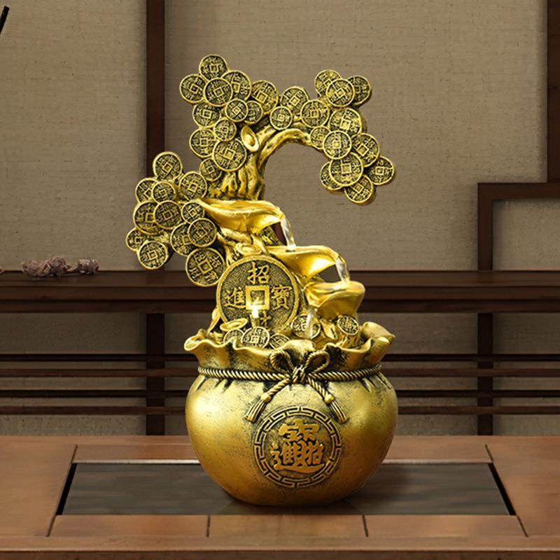 招财金元宝铺流水摆件聚宝财盆家用发树居钱袋办公室家JMY店装饰,鲜花速递/花卉仿真/绿植园艺,其它园艺用品,淘宝优惠券,粉丝福利购,淘宝优惠卷