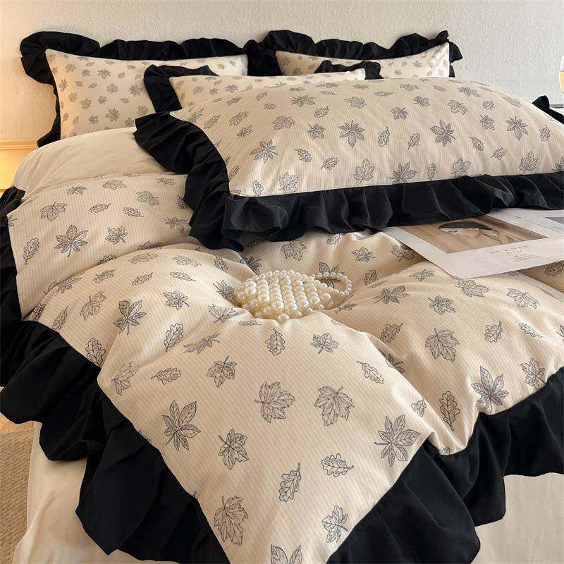 赫本公风全棉边款床单四套花纯棉浪漫法式三件件套家用床上CDN主,鲜花速递/花卉仿真/绿植园艺,其它园艺用品,淘宝优惠券,粉丝福利购,淘宝优惠卷