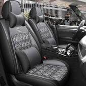 汽车339坐垫全包围卡通座专套四季 用座 通用套小车皮座全垫夏坐季