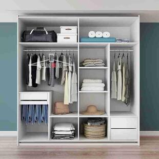 诸代简约角整体24369转衣柜走入室现衣帽间一门到顶卧室家具衣柜