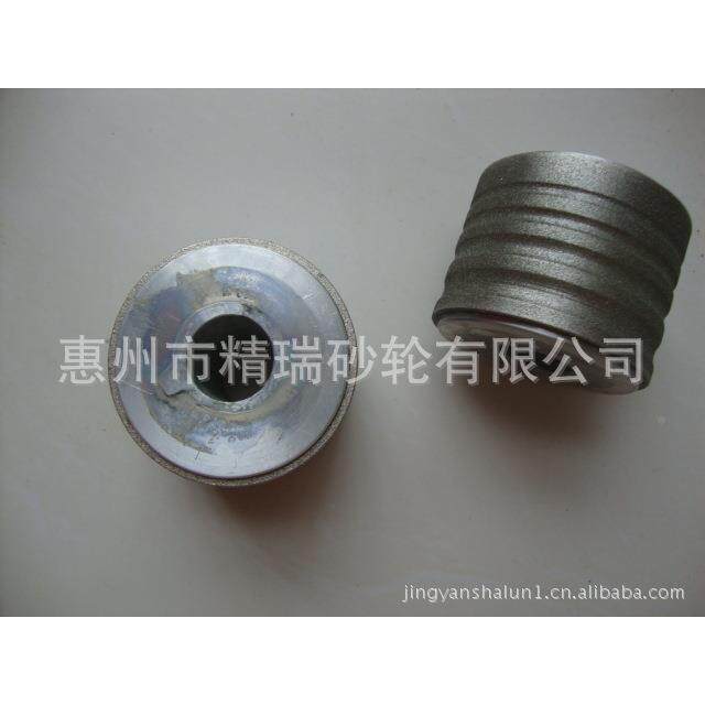 标签料机过纸砂轮,砂粒均匀SIL掉颗粒,电镀,金不刚石铝基体胚镀砂