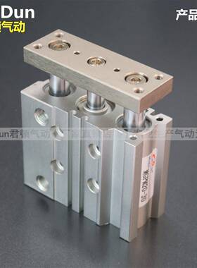 君M顿三/轴带导杆薄型气缸MGP63-/WUC1020/30/40/50/75/100125/15