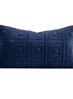 样约板房酒JJD店客厅抱枕轻奢简现板代软装沙垫发靠方枕样间抱枕