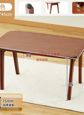 实茶几折叠矮桌吃饭儿童写字木学FYP出习桌餐可桌摆摊桌租房客厅