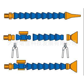 现NIKK冷却管竹节管喷液管万向管套装8货4I1/2管套040
