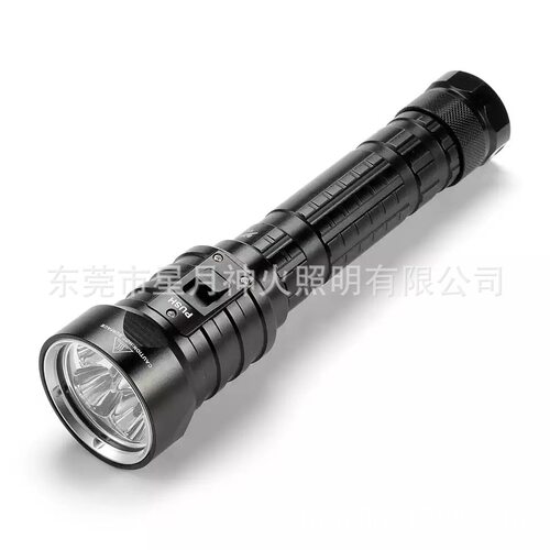 DX4 S潜水100米手电筒磁控手推开关无极调光T6/L2灯厂家跨境直供