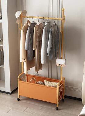 轻奢落用地挂衣架衣架移动衣简易家卧室厅立式收纳CVM服衣帽客架