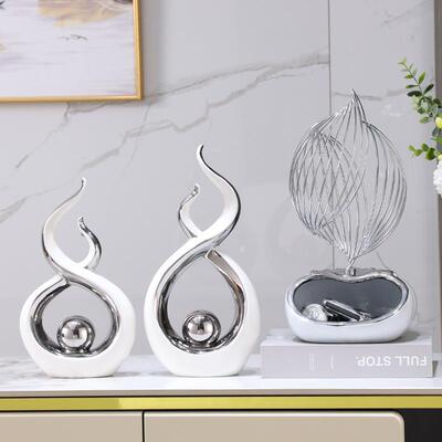 时来运摆转现代玄关客厅奢酒柜电视柜23003+23装饰件气简约轻高端