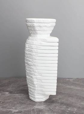 现简约意1111树脂仿大创理石花器板房代家居茶几客样厅玄关装饰品