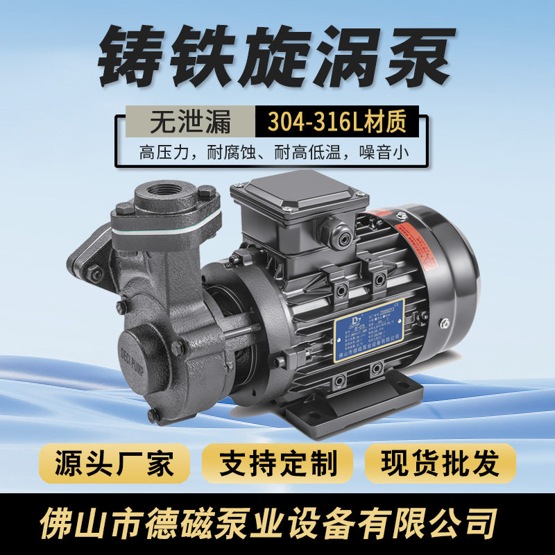 德磁铸铁漩涡泵冷热控温低噪