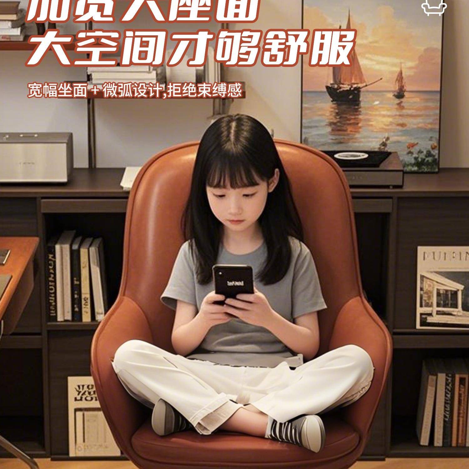 化妆凳LYE子女生室轻卧奢梳沙妆台衣帽子间网红花瓣旋转美甲发椅
